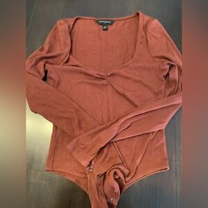Banana Republic rust bodysuit XS